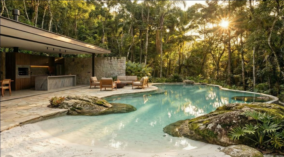 Fachada da Casa Clube
